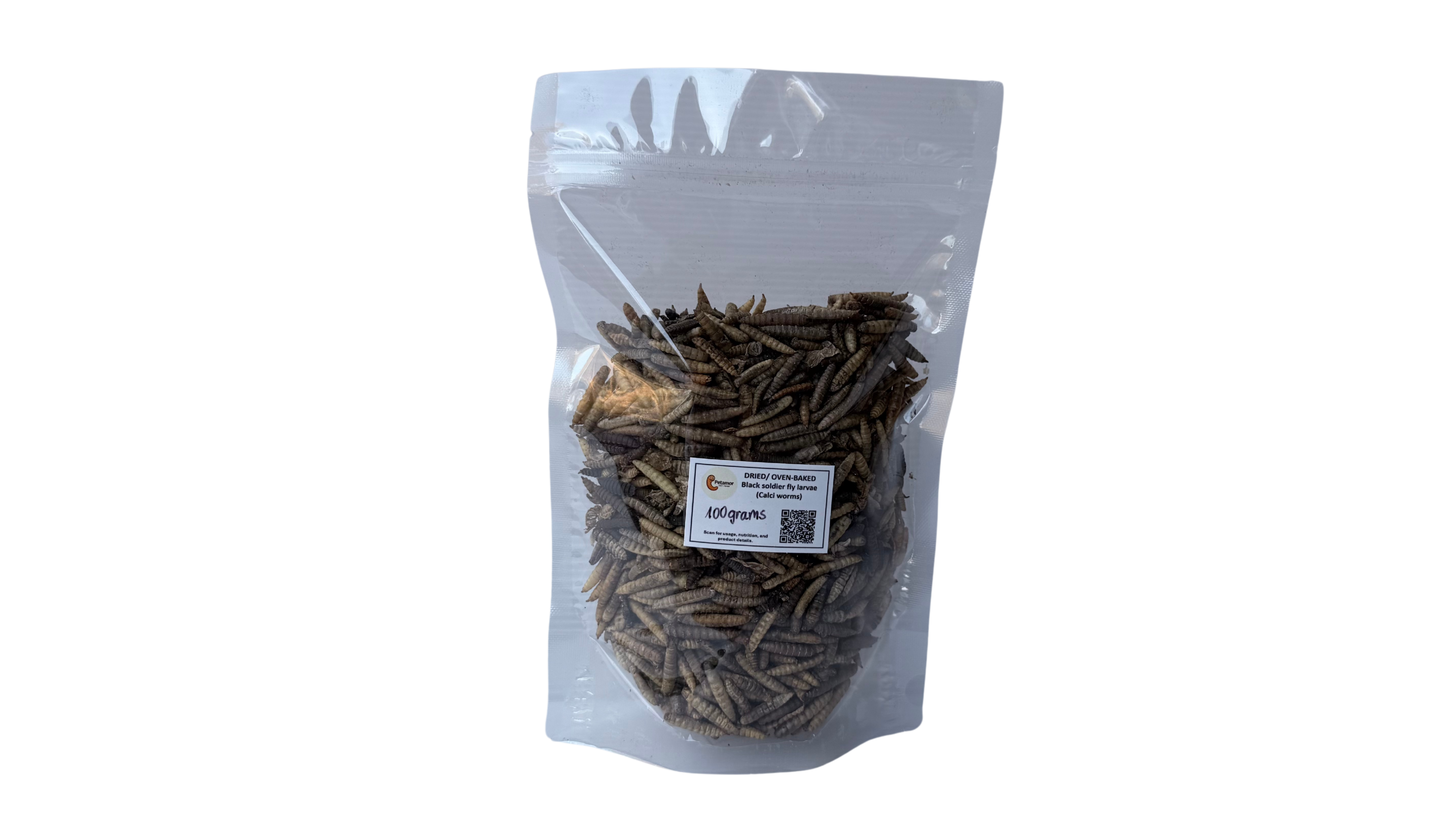 Dried Black Soldier Fly (BSF) Larvae 100g