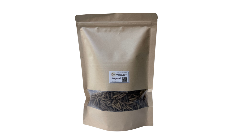 Dried Black Soldier Fly (BSF) Larvae 200g