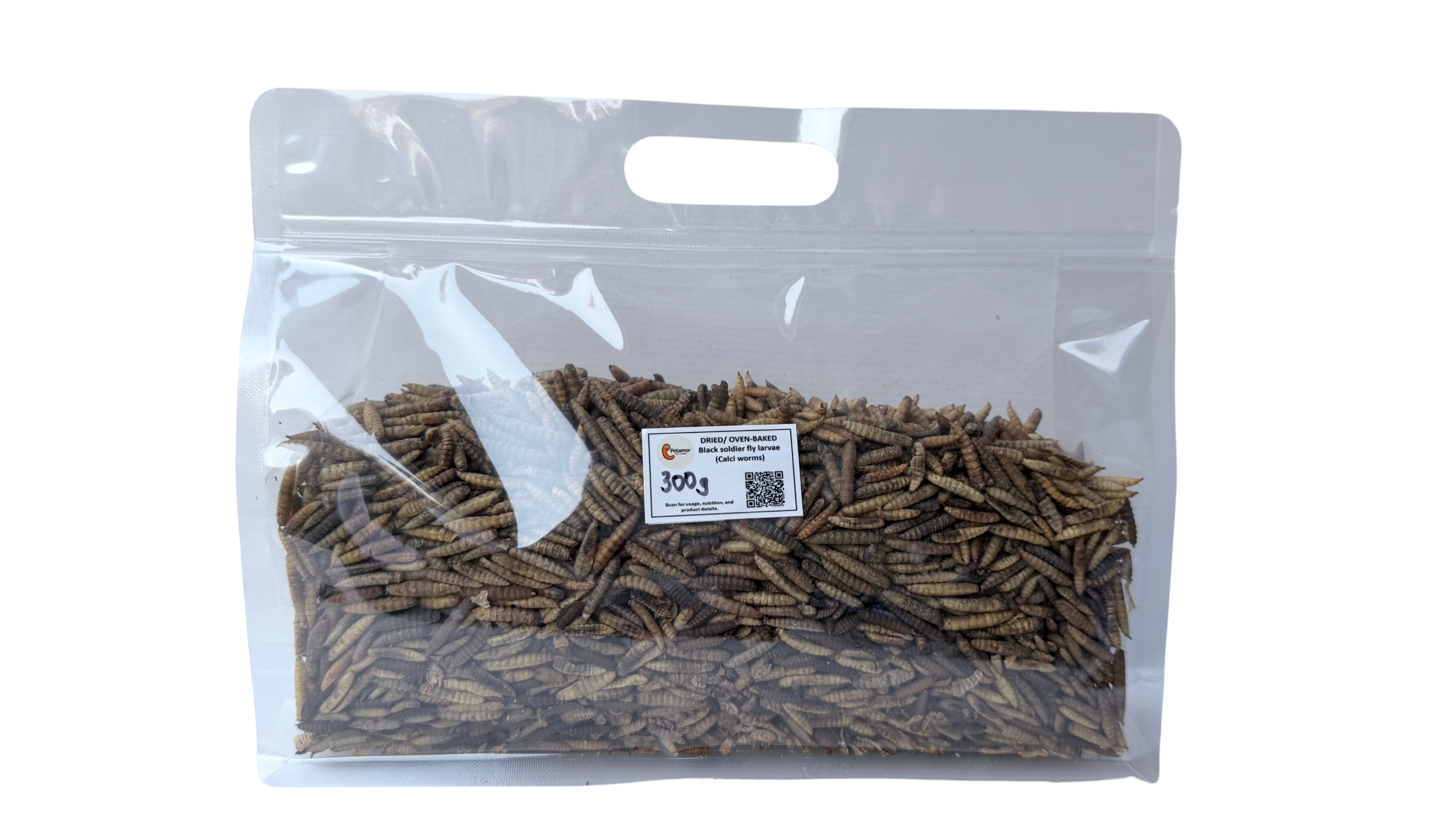 Dried Black Soldier Fly (BSF) Larvae 300g